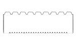 Bangkirai - jemné / hrubé drážkování - 45 x 145 mm