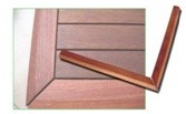 Bangkirai - Rohový profil Bangkirai - 30 x 85 x 535 mm (cena za sadu 1 x L a 1 x P)
